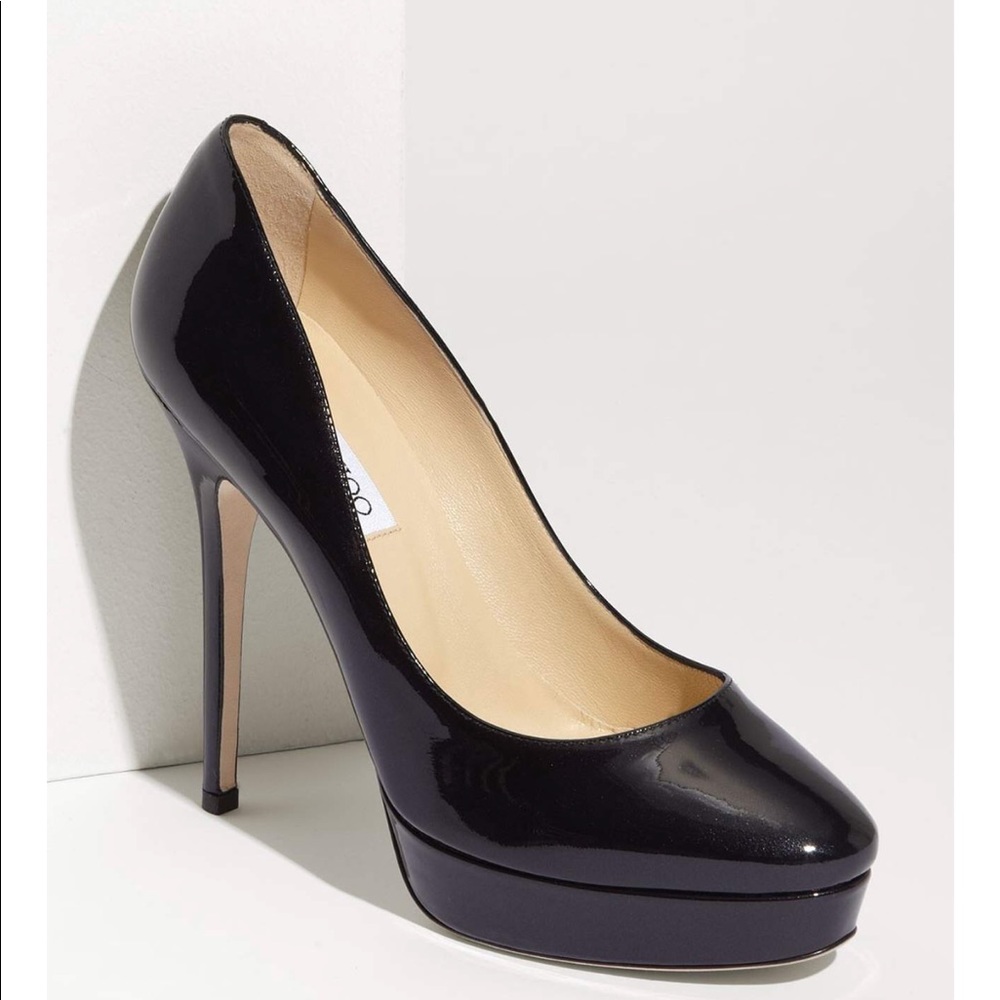 Jimmy Choo Cosmic Leather Pumps